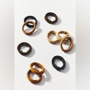 NWT Anthropologie Tonal Hair Ties - set of 10
